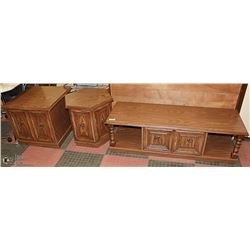 COFFEE & 2 END TABLE SET