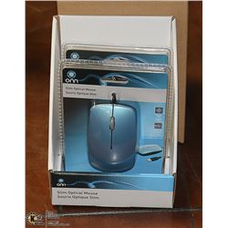 LOT OF 2 NEW OPTICCAL WIRELESS MOUSE