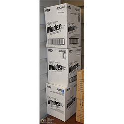 3 CASES OF CONCENTRATED WINDEX WITH APPLICATOR E