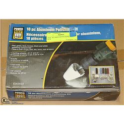18 PC ALUMINUM POLISHING KIT NEW