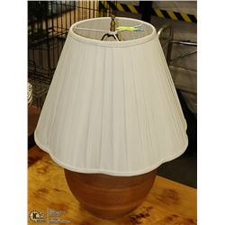POTTERY BASE LAMP