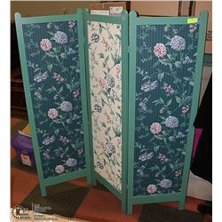 3 FLORAL PANELS ROOM DIVIDER