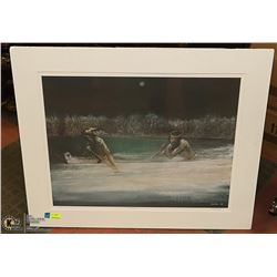 TRADERS LTD ED 99/500 SIGNED PRINT BY RICHARD