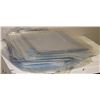Image 1 : LOT OF 8 X 11 PLASTIC BINDER SHEETS