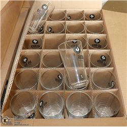 CASE OF 24 NEW BIG ROCK BEER GLASSES