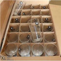 CASE OF 24 NEW BIG ROCK BEER GLASSES