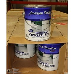 CASE OF CONCRETE STAIN GREY - 4 GALLONS PER CASE