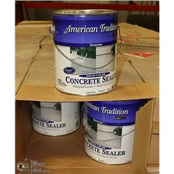 CASE OF CONCRETE STAIN GREY - 4 GALLONS PER CASE