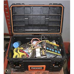 RIDGID TOOLBOX AND CONTENTS