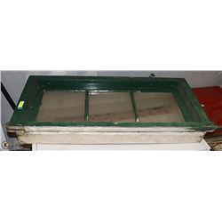 ANTIQUE WOOD WINDOW 46 X 24"
