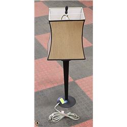 TABLE LAMP- TALL METAL WITH SHADE
