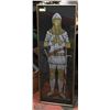 Image 1 : FRAMED ART- LARGE "KNIGHT IN ARMOR"