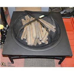 FIRE PIT - 33" X 33" / TOP 16" HIGH USED.