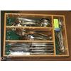 Image 1 : FLATWARE- 55 PIECES ASSORTED