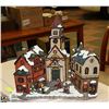 Image 1 : CHRISTMAS VILLAGE- DECORATIVE & LIGHTED