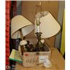 Image 1 : LOT OF 4 VINTAGE LIGHT LAMPS VARIOUS SIZES