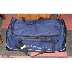 SAMSONITE ROLLING DUFFEL BAG- NAVY BLUE