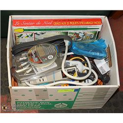 LOT OF EXTENSION CORDS