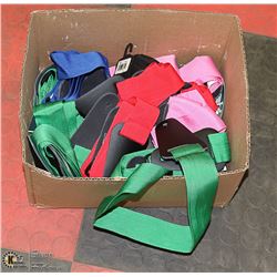 BAG OF NYLON GUITAR STRAPS