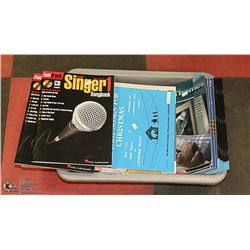 TRAY OF MUSIC BOOKS