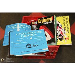 BOX OF MUSIC BOOKS