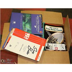 BOX OF NEW ASSORTED MUSIC BOOK