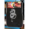 Image 1 : NEW 4PC UNIVERSAL DRAGON THEMED CAR FLOOR MAT
