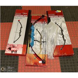 LOT OF 3 COUNPOUND BOWS