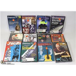 BOX OF ASST LEARN TO PLAY DVD VARIOUS INSTRUMENTS