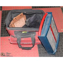HILTI TOOL BAG W/ ORGANIZER & BELT POUCHES