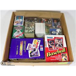 SPORTS CARDS, UNOPENED BOXES + COMPLETE SETS