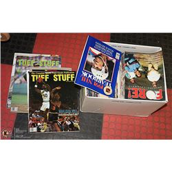 BOX COLLECTIBLE SPORTS MAGAZINES (APPROX 88)