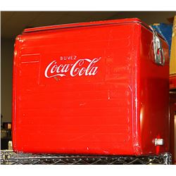 VINTAGE 1950 - 1960'S METAL COCA COLA COOLER