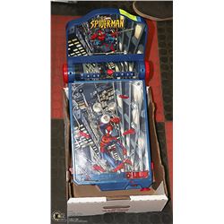 MARVEL SPIDER MAN PIN BALL GAME (NEEDS BATTERIES)
