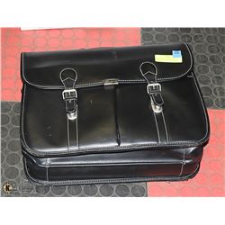 BLACK BRIEF CASE (SLIGHT DAMAGE ON BOTTOM CORNERS)