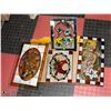 Image 1 : 4 STAINED GLASS PICTURES 12 X 17, 8" X 16; AND TWO
