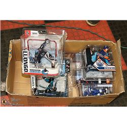 LOT OF SIX ASSORTED HOCKEY MCFARLANE FIGURES