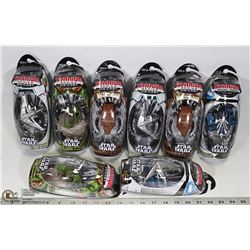 LOT OF 8 ASSORTED STAR WARS TITANIUM DIECAST TOYS