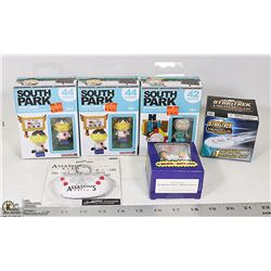 CASE OF 7 SOUTHPARK ACTION FIGURES