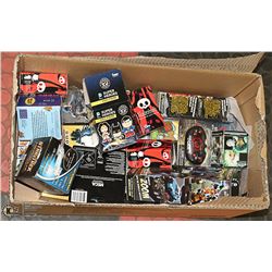 BOX OF ASSORTED PULP CULTURE COLLECTIBLES