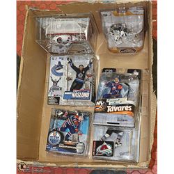 LOT OF SIX ASSORTED HOCKEY MCFARLANE FIGURES
