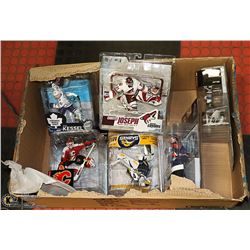 LOT OF SIX ASSORTED HOCKEY MCFARLANE FIGURES