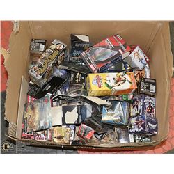 BOX OF ASSORTED PULP CULTURE COLLECTIBLES