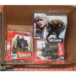 LOT OF THREE SPAWN ACTION FIGURES EXCLUSIVES