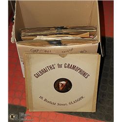 BOX OF 44 VICTOR 78 RPM RECORDS CLASSICAL AND WALT