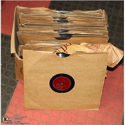BOX OF 30  VICTOR 78 RPM RECORDS 10" SIZE PLUS