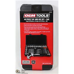 NEW OEM TOOLS 40 PC TAP & DIE SET - SAE