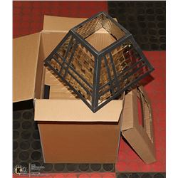 PARTYLITE WEATHERED ZINC CANDLE LAMP (UNUSED)