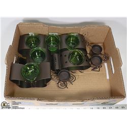 BOX OF TEALIGHT HOLDERS