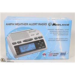 MIDLAND - WR 300 AM/FM WEATHER ALERT RADIO
